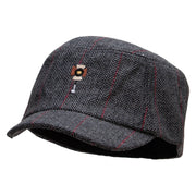 Photo Lights Wool Fashion Fitted Engineer Cap - Black OSFM