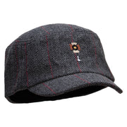 Photo Lights Wool Fashion Fitted Engineer Cap - Black OSFM