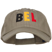 Belgium Embroidered Low Profile Cap