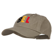 Belgium Embroidered Low Profile Cap