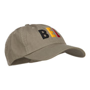 Belgium Embroidered Low Profile Cap