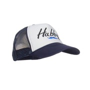 Hubby Mustache Embroidered Foam Mesh Cap