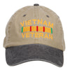 Vietnam Veteran Embroidered Washed Two Tone Cap