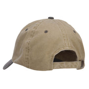 Vietnam Veteran Embroidered Washed Two Tone Cap