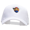 Vacation Location Embroidered Solid Cotton Prostyle Twill Mesh Cap - White OSFM