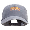 Jungle Adventure Embroidered Pigment Dyed Wash Cap - Grey OSFM