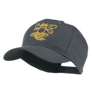 Animal Mascot Bee Outline Embroidered Cap