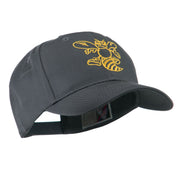 Animal Mascot Bee Outline Embroidered Cap