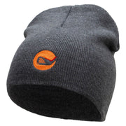 Golf Iron Emblem Embroidered Short Beanie