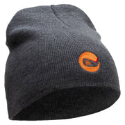 Golf Iron Emblem Embroidered Short Beanie