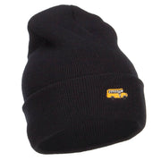 Mini Bus Embroidered Long Beanie