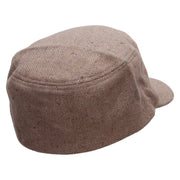 Photo Lights Wool Fashion Fitted Engineer Cap - Khaki OSFM