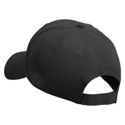 Sunset Horse Embroidered Low Profile Organic Cotton Cap - Black OSFM