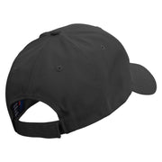 Sunset Horse Embroidered Low Profile Organic Cotton Cap - Black OSFM