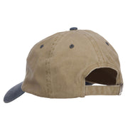 Vietnam Veteran Embroidered Washed Two Tone Cap