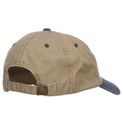 Vietnam Veteran Embroidered Washed Two Tone Cap