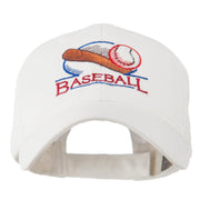 Baseball Bat and Ball Embroidery Cap