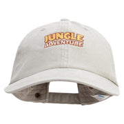 Jungle Adventure Embroidered Pigment Dyed Wash Cap - Putty OSFM