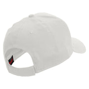 Joyeux Christmas Typography Embroidered Low Profile Cap - White OSFM