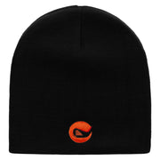 Golf Iron Emblem Embroidered Short Beanie