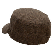 Photo Lights Wool Fashion Fitted Engineer Cap - Brown OSFM