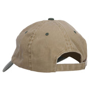 Vietnam Veteran Embroidered Washed Two Tone Cap