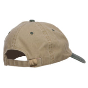 Vietnam Veteran Embroidered Washed Two Tone Cap