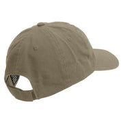 Skull Special Forces Embroidered Low Profile Dyed Cotton Twill Cap - Olive OSFM