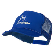 Big Brother Embroidered Youth Foam Mesh Cap