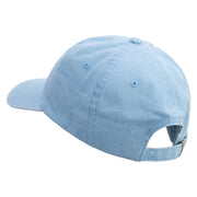 Jungle Adventure Embroidered Pigment Dyed Wash Cap - Aqua OSFM