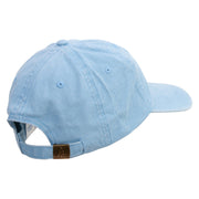 Jungle Adventure Embroidered Pigment Dyed Wash Cap - Aqua OSFM