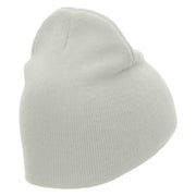 Golf Iron Emblem Embroidered Short Beanie