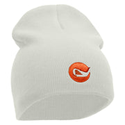 Golf Iron Emblem Embroidered Short Beanie