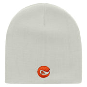 Golf Iron Emblem Embroidered Short Beanie