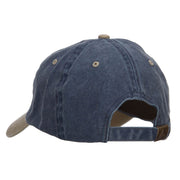 Vietnam Veteran Embroidered Washed Two Tone Cap