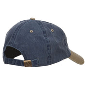 Vietnam Veteran Embroidered Washed Two Tone Cap