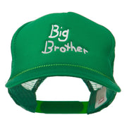 Big Brother Embroidered Youth Foam Mesh Cap