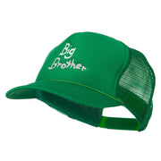 Big Brother Embroidered Youth Foam Mesh Cap