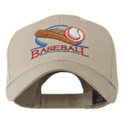 Baseball Bat and Ball Embroidery Cap