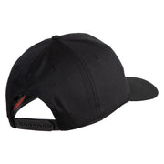 United State Navy Seabees Blue Patched Solid Cotton Twill Pro Style Cap - Black OSFM
