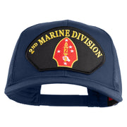 2nd Marine Division Patched Solid Cotton Twill Mesh Prostyle Cap - Navy OSFM