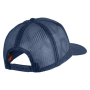 2nd Marine Division Patched Solid Cotton Twill Mesh Prostyle Cap - Navy OSFM