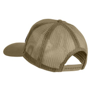 2nd Marine Division Patched Solid Cotton Twill Mesh Prostyle Cap - Khaki OSFM