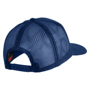 2nd Marine Division Patched Solid Cotton Twill Mesh Prostyle Cap - Royal OSFM