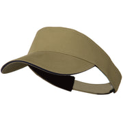 Brushed Cotton Sandwich Visor