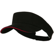 Brushed Cotton Sandwich Visor