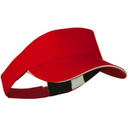 Brushed Cotton Sandwich Visor