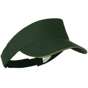 Brushed Cotton Sandwich Visor