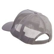 US Rocket Space Forces Five Panels Pro Style Trucker Mesh Cap - Grey OSFM