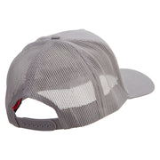 US Rocket Space Forces Five Panels Pro Style Trucker Mesh Cap - Grey OSFM